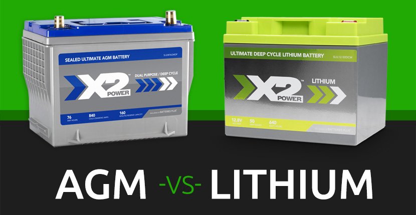 เลือกแบตเตอรี่โซล่าเซลล์อย่างไร: AGM vs. Lithium Ion โดยสมุยฟิกซ์
