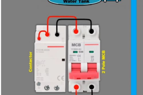 การทำงานของระบบปั๊มน้ำไฟฟ้าเฟสเดียวพร้อมสวิทช์ลูกลอย