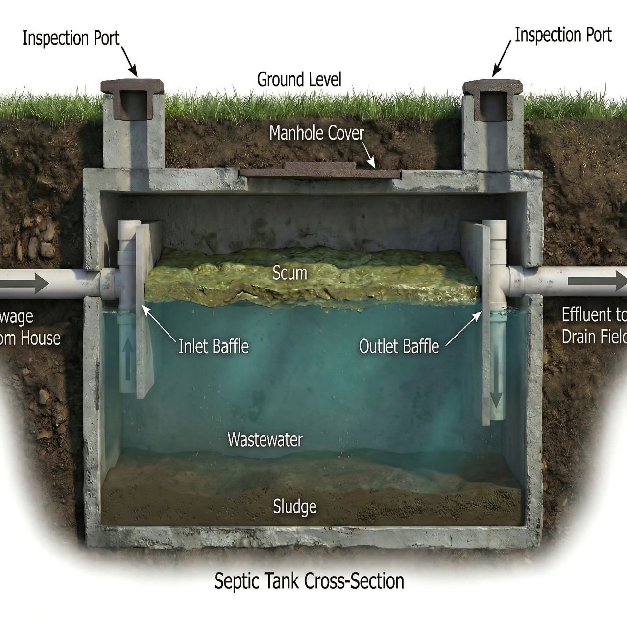 ถังบำบัดน้ำเสีย เกาะสมุย: หลักการทำงานและการดูแลรักษา | CHK Samui