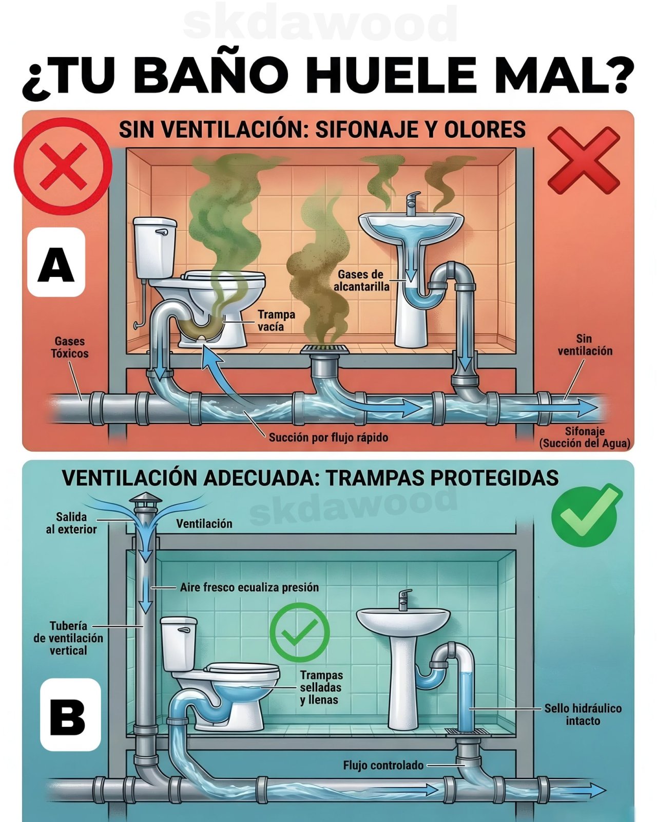 ห้องน้ำเหม็นย้อนแก้ไม่หาย? เจาะลึกระบบระบายอากาศและวิธีแก้ปัญหาถาวรใน เกาะสมุย
