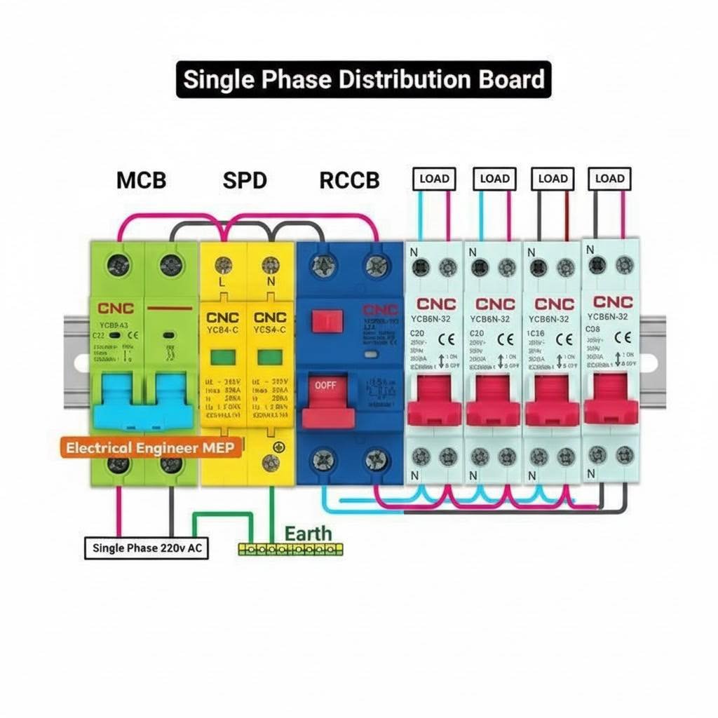 คู่มือการต่อวงจรตู้คอนซูมเมอร์ Single Phase และการติดตั้งไฟฟ้าใน เกาะสมุย
