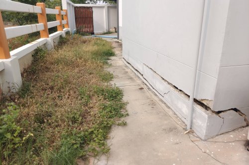 Exterior Villa Renovation & Wall Repair in Koh Samui