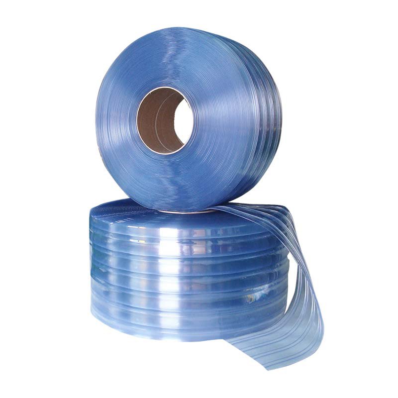 ม่านพลาสติกริ้ว กันกระแทก หนา 2 มม. (ตัดขายเป็นเมตร) KASSA รุ่น DBR200LB ขนาด 20 ซม. สีใส