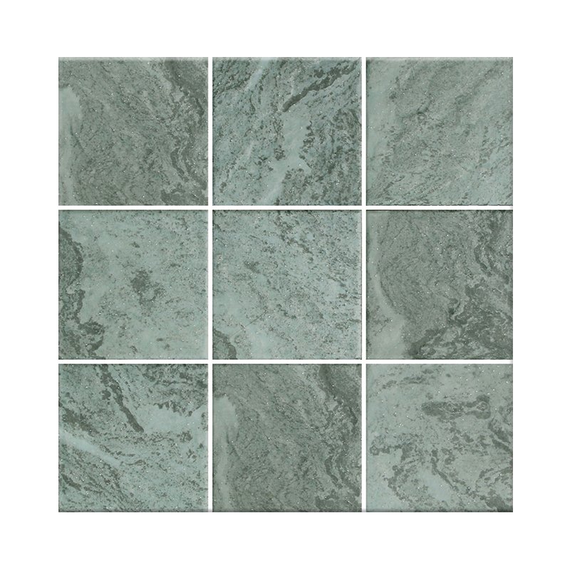 กระเบื้องโมเสก COTTO รุ่น 4SR1 ไฮด์อเวย์อัลไพน์ ขนาด 12 x 12 นิ้ว สีเขียว