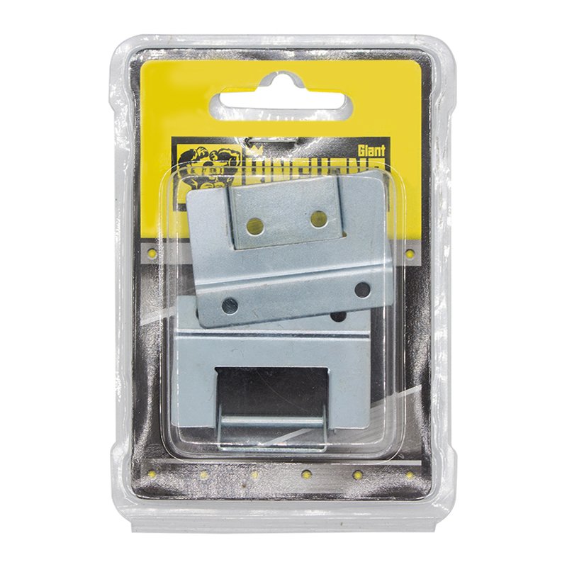 บานพับ GIANT KINGKONG รุ่น F12 ขนาด 5 x 3.5 ซม. (แพ็ค 2 ชิ้น) สีอะลูมิเนียม