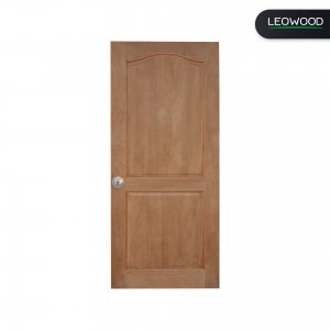LeoDoor : ประตูไม้ ลูกฟัก 2 โค้ง สยาแดง (ไม่ทำสี) - รูปที่ 2