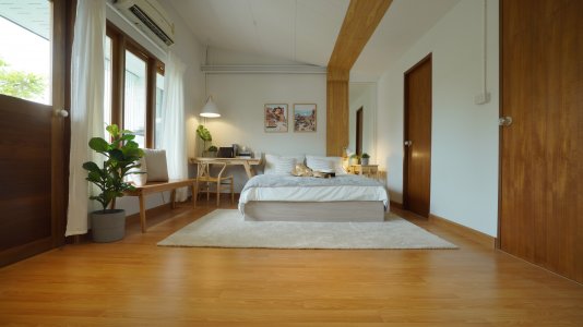 พื้นไม้ลามิเนตลีโอวูด หนา 12 มม. สี Motif Beech - รูปที่ 4