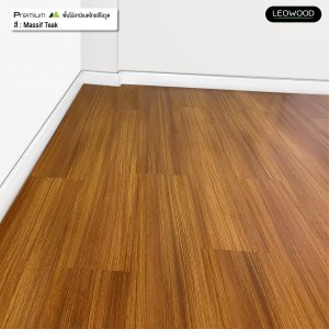 พื้นไม้ลามิเนตลีโอวูด หนา 8 มม. สี Massif Thai Teak - รูปที่ 6