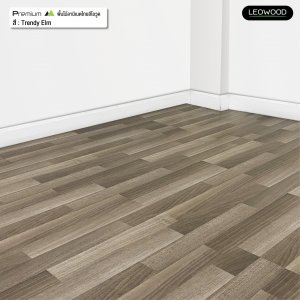 พื้นไม้ลามิเนตลีโอวูด หนา 12 มม. สี Trendy Elm