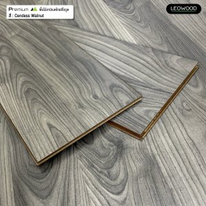 พื้นไม้ลามิเนตลีโอวูด หนา 8 มม. สี Cendess Walnut - รูปที่ 5