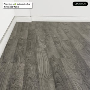 พื้นไม้ลามิเนตลีโอวูด หนา 8 มม. สี Cendess Walnut - รูปที่ 3