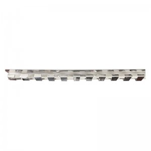 รางสำหรับม่านพลาสติกริ้ว KASSA รุ่น EU Design EU15 สีสเตนเลส