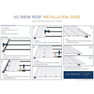 ตัวเปิดและตัวจบ VG รุ่น Snow Roof ขนาด 39.26 x 300 ซม. สีน้ำตาลเข้ม - รูปที่ 2