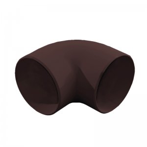 วีจี ข้องอ 90 องศาสำหรับรางน้ำรุ่น VG รุ่น EZY & PRIMO ขนาด 1.91 x 8 x 11.91 ซม. สีน้ำตาล