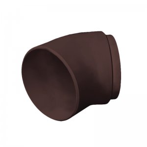 วีจี ข้องอ 30 องศาสำหรับรางน้ำรุ่น VG รุ่น EZY & PRIMO ขนาด 9.70 x 8 x 10.80 ซม. สีน้ำตาล