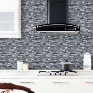 กระเบื้องผนัง KASSA รุ่น KS-VNW015 ขนาด 12 x 18 นิ้ว (กล่อง 7 แผ่น) สีเทาลายหินธรรมชาติ - รูปที่ 3