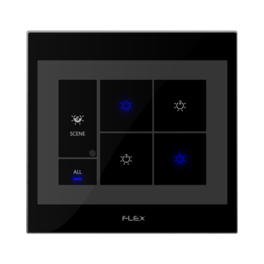 FLX-FXA-5014-B 4On/Off 4Scenes All On/Off