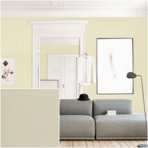 วอลเปเปอร์ติดผนังลายพื้น สีขาวครีม รหัส CH 825010