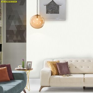 วอลเปเปอร์ติดผนังลายเรียบสีขาว รหัส EG990702 - รูปที่ 2