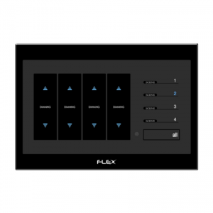FLX-FXA-0400-B 4Dimmers 4Scenes All On/Off