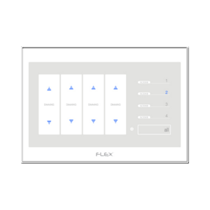 FLX-FXA-0400-W 4Dimmers 4Scenes All On/Off