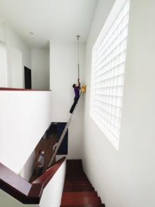 Koh Samui electrician installs switches, plugs, light bulbs