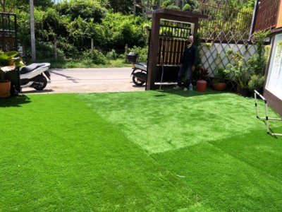 บริการติดตั้งหญ้าเทียมที่เกาะสมุย โดยสมุยฟิกซ์ - รูปที่ 2