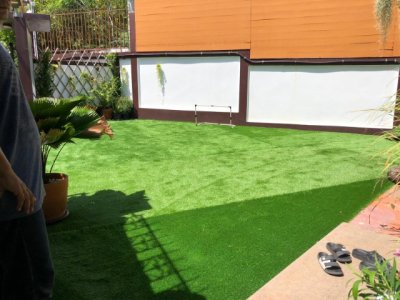 บริการติดตั้งหญ้าเทียมที่เกาะสมุย โดยสมุยฟิกซ์ - รูปที่ 1