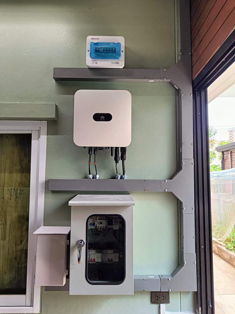 โครงการติดตั้งโซลาร์เซลล์ 5kW บ้านคุณเดวิต ละไม เกาะสมุย